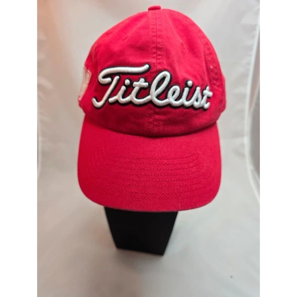 Titleist Nebraska Cornhuskers Red Golf Hat Cap Adjustable One Size NCAA Huskers